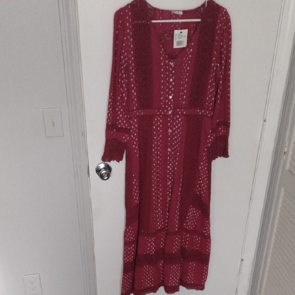 LoveShackFancy Desert Victorian Maxi Dress Size 4 Amour Ikat